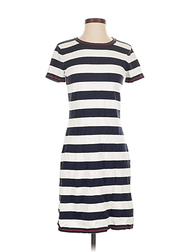 Pre-owned Sail To Sable Casual Dress In White