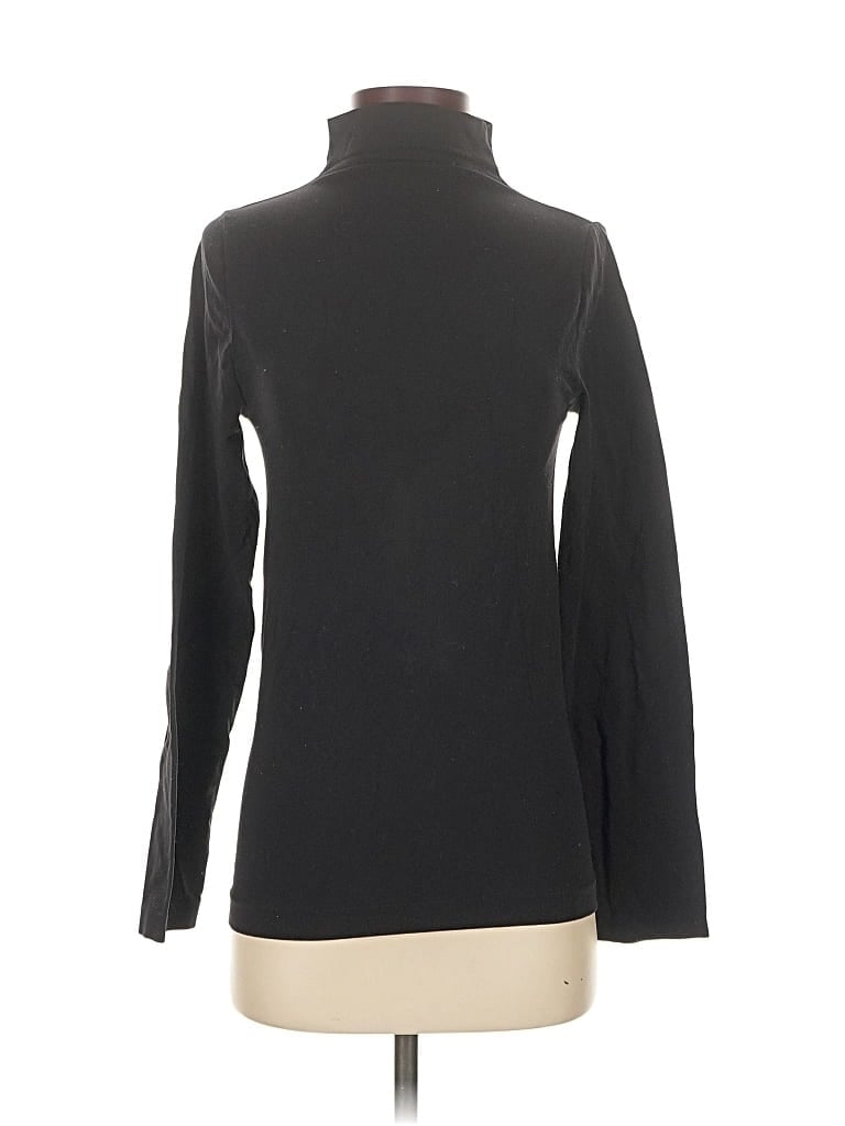Pre-owned Babaton Long Sleeve Turtleneck In Black