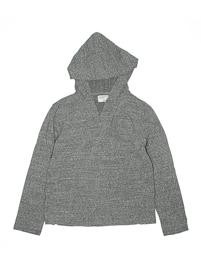 Pre-owned Crewcuts Kids' Zip Up Hoodie In Gray