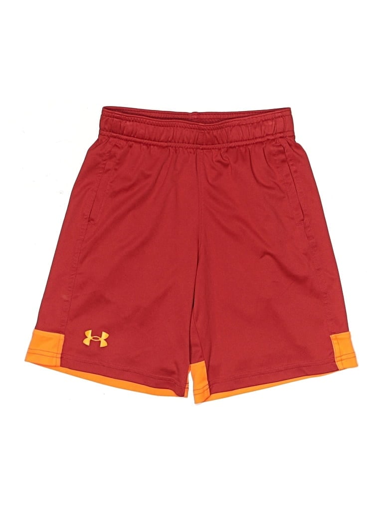 Pre-owned Under Armour Kids' Athletic Shorts In Red