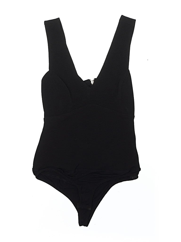 Pre-owned Bebe One Piece Swimsuit In Black