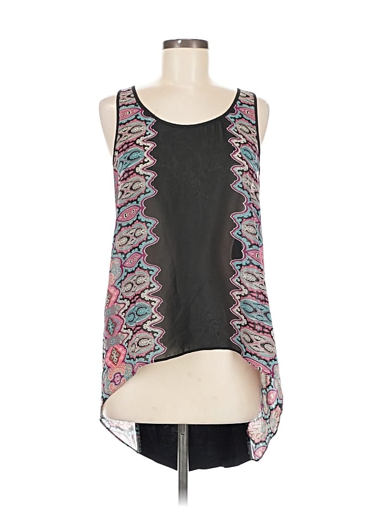 Pre-owned Nicole By Nicole Miller Sleeveless Blouse In Black