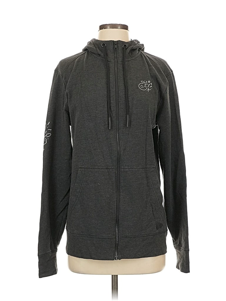 Click to view more detailed imagery on our partner's website Pre-owned New Era Zip Up Hoodie In Gray