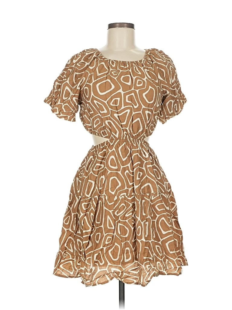 Click to view more detailed imagery on our partner's website Pre-owned Blu Pepper Casual Dress In Brown