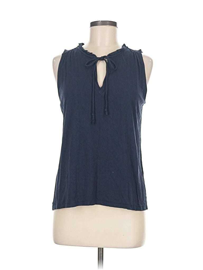 Pre-owned Banana Republic Factory Store Sleeveless Blouse In Blue