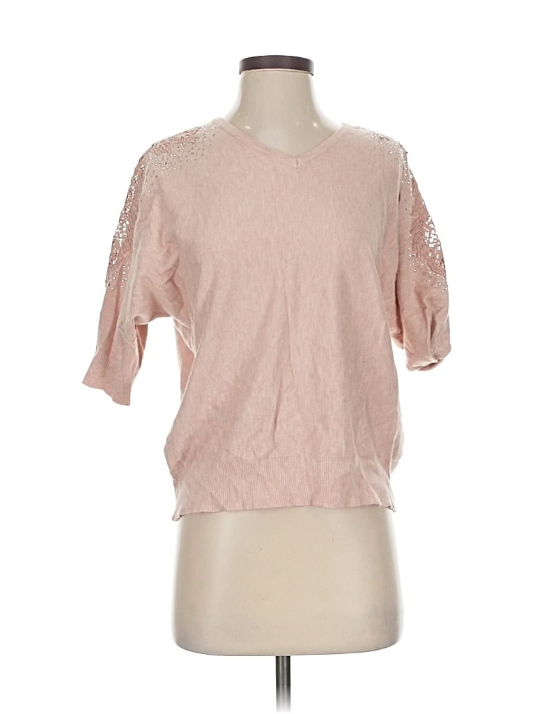 LIV Pre-owned 3/4 Sleeve T-shirt In Pink