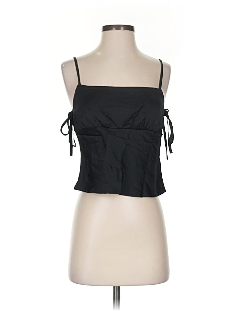 Pre-owned Wild Fable Sleeveless Blouse In Black