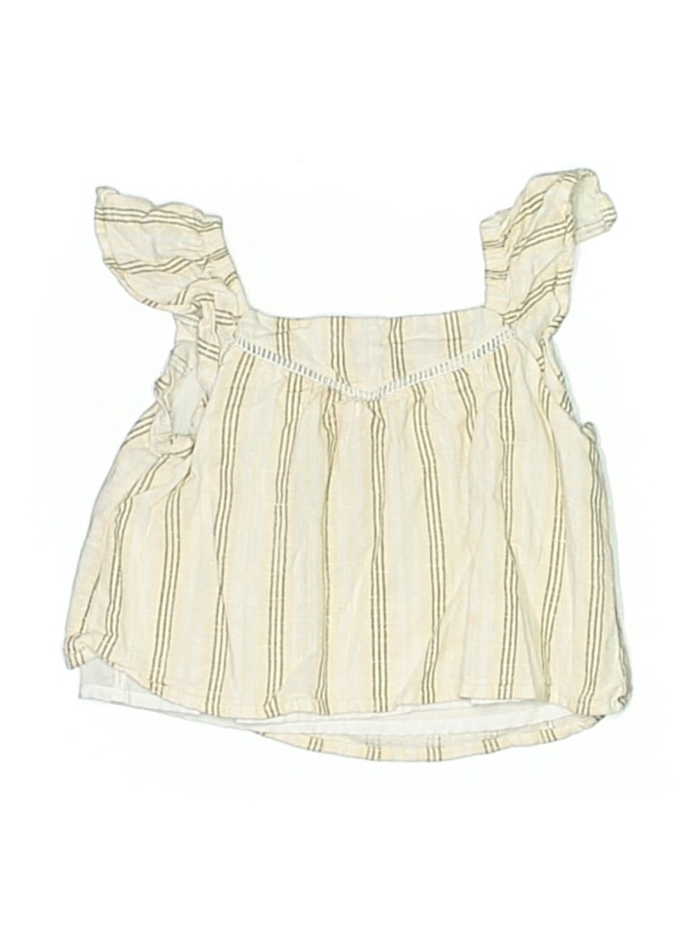 Pre-owned Btween Kids' Sleeveless Blouse In Yellow