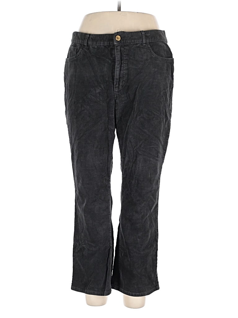 Pre-owned Chaps Casual Pants In Black