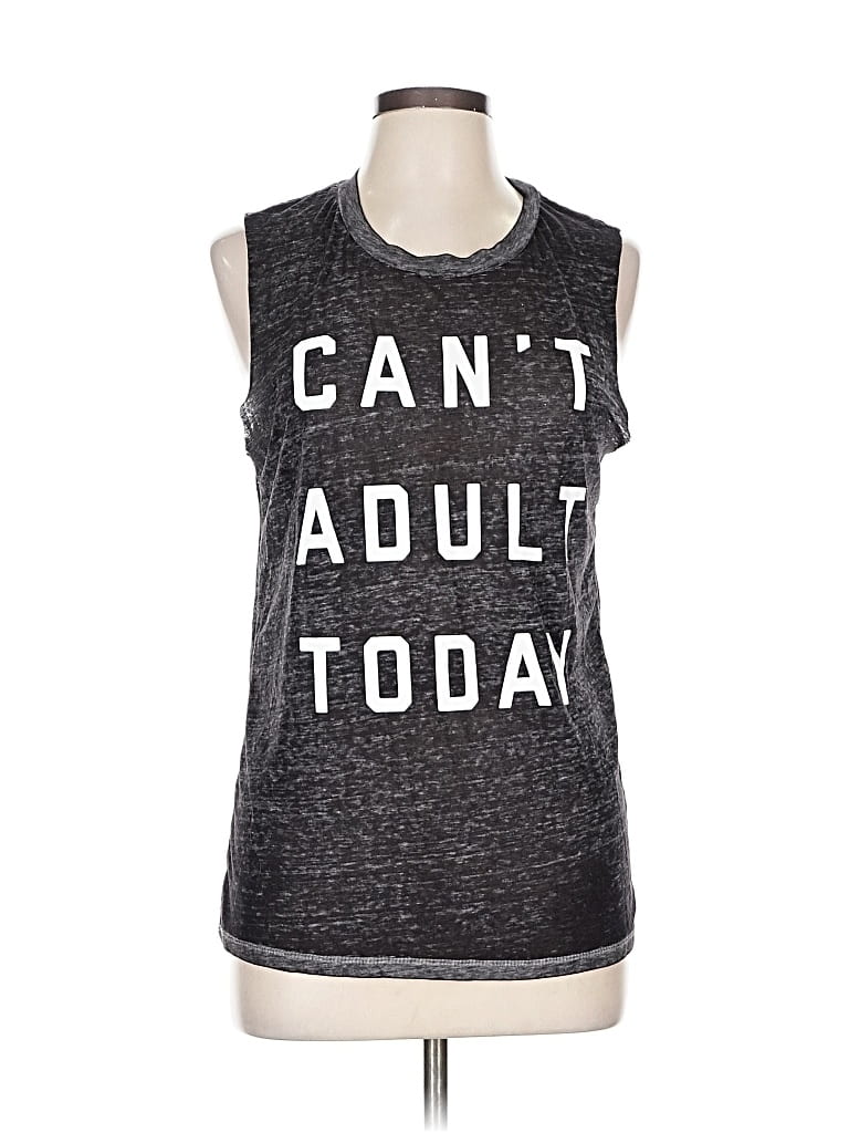 Pre-owned Fifth Sun Active Tank Top In Gray