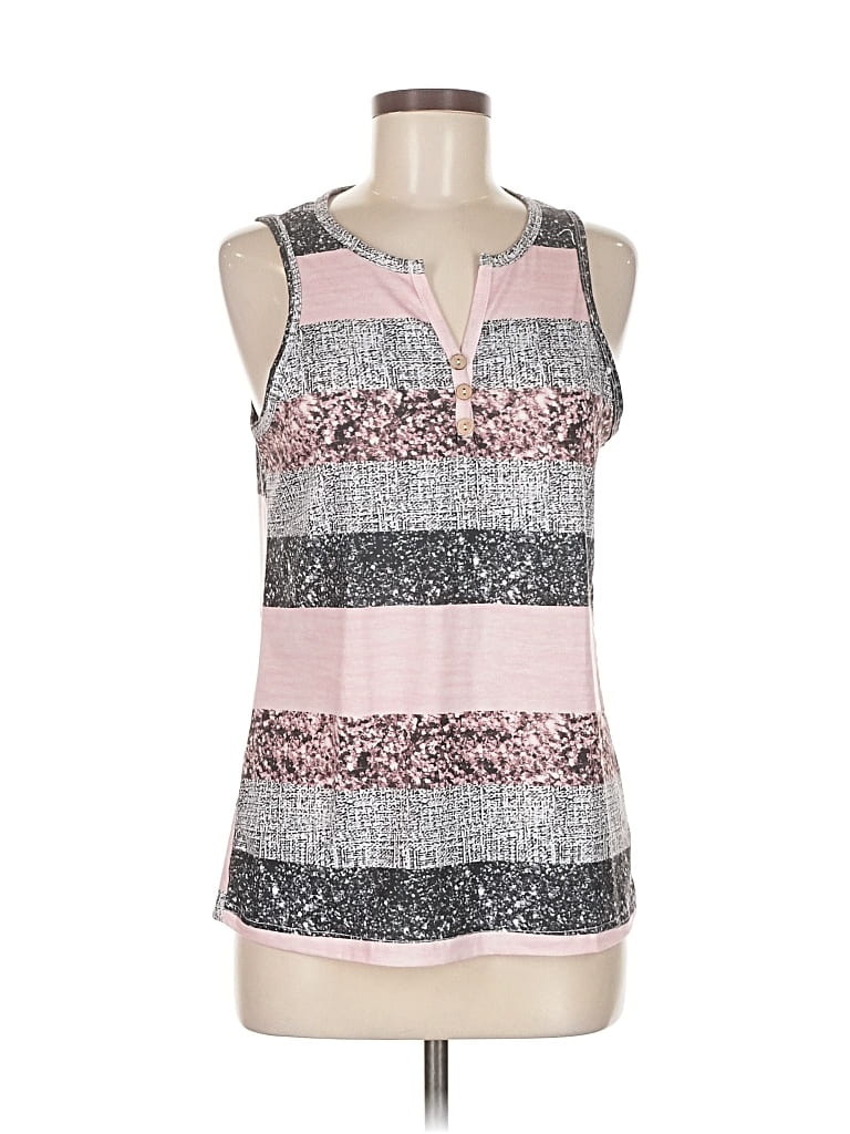 UNBRANDED Pre-owned Tank Top Pink Halter Neckline Tops