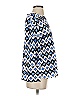 Sonia Bogner 100% Polyester Argyle Blue 3/4 Sleeve Blouse Size 4 - photo 4