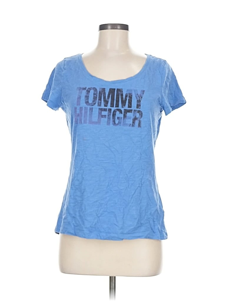 Pre-owned Tommy Hilfiger Short Sleeve T-shirt In Blue