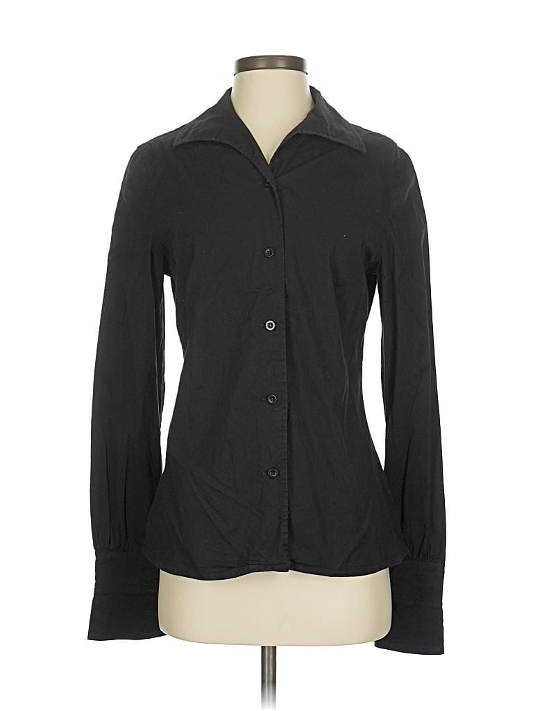 Click to view more detailed imagery on our partner's website Pre-owned Philosophy Di Alberta Ferretti Long Sleeve Blouse In Black