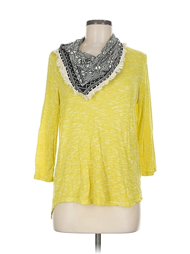 Pre-owned Style & Co Cardigan Sweater In Yellow