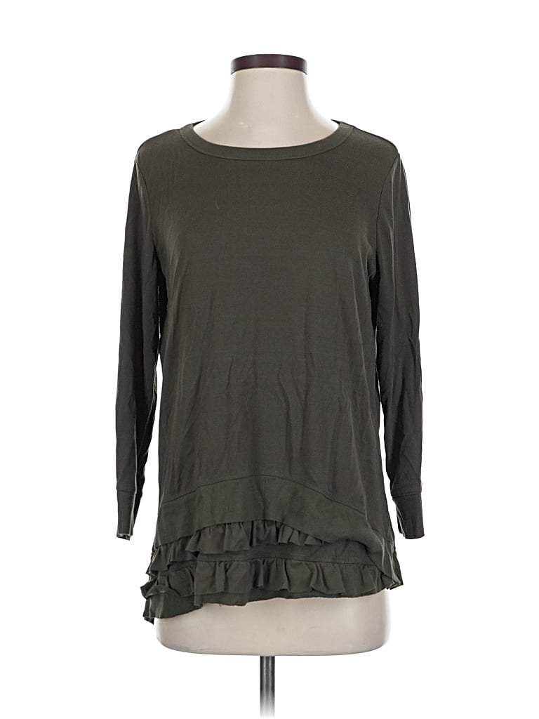 Pre-owned Simply Vera Vera Wang Sweatshirt In Green