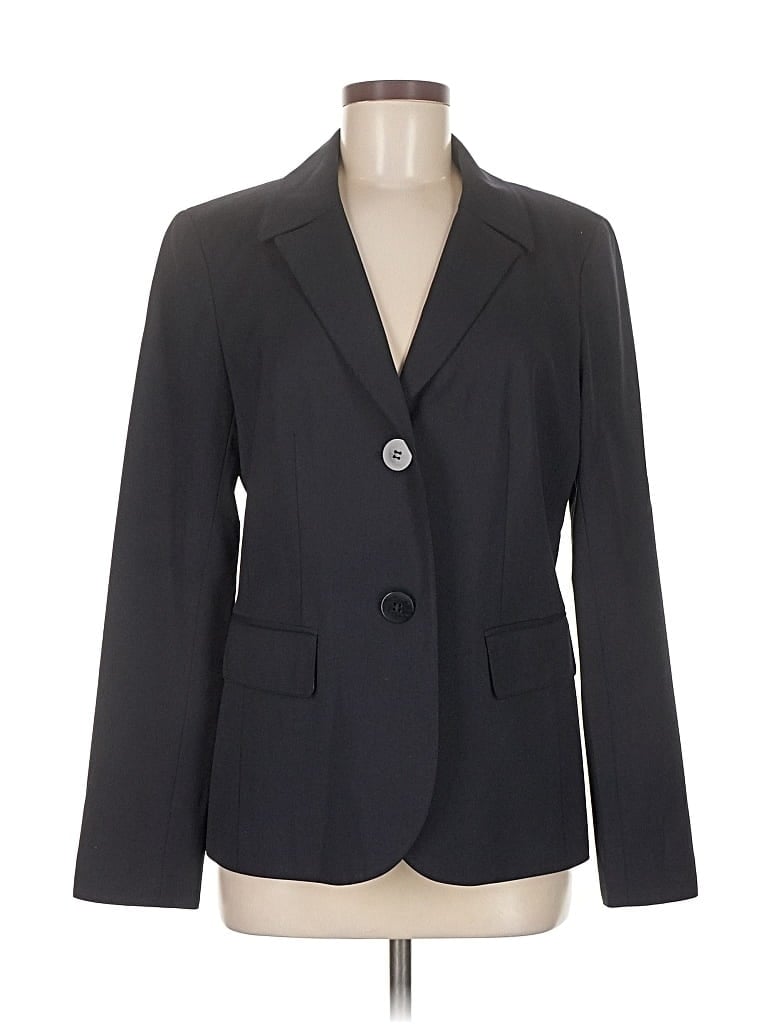 Pre-owned Lafayette 148 Blazer Jacket In Black