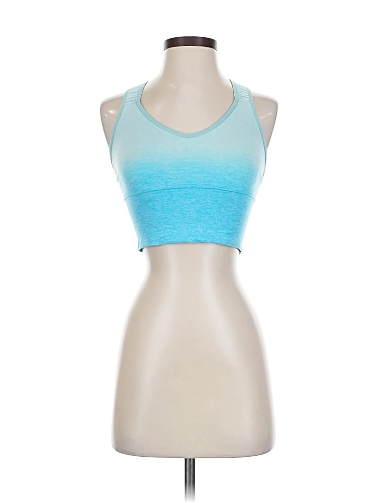 Pre-owned Victoria's Secret Pink Sports Bra In Blue