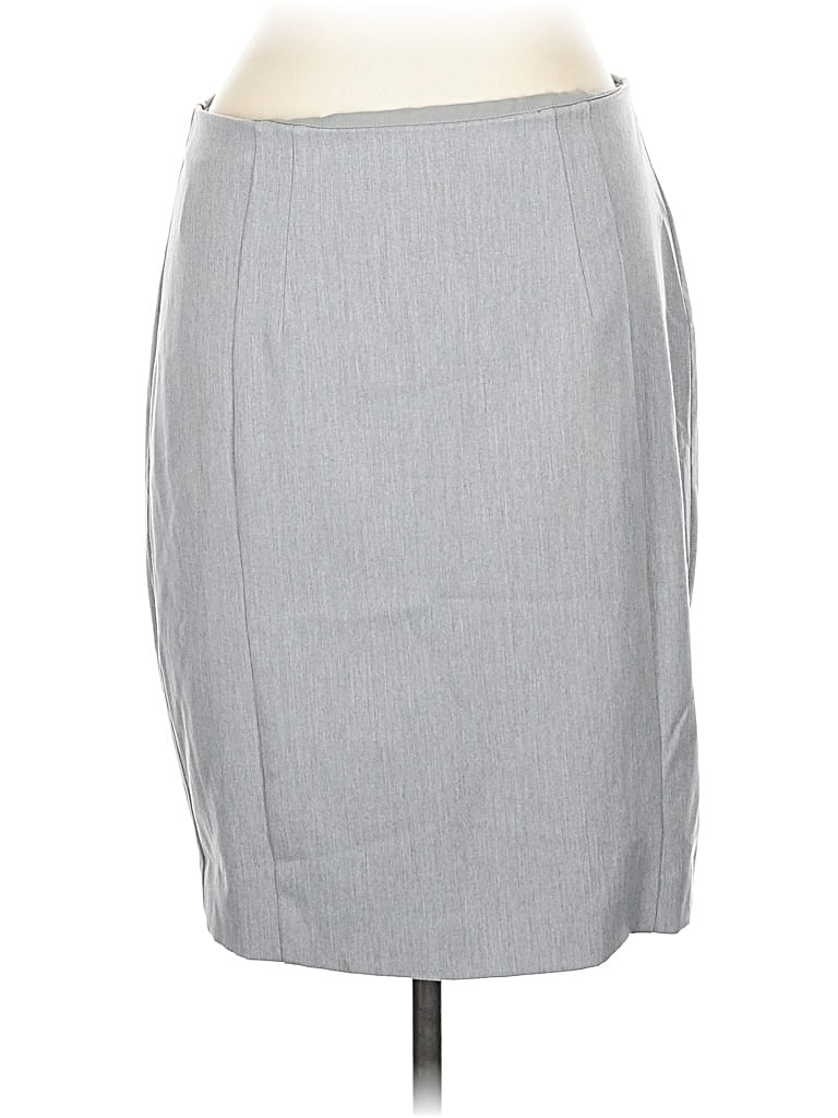 Pre-owned Express Outlet Formal Skirt In Gray