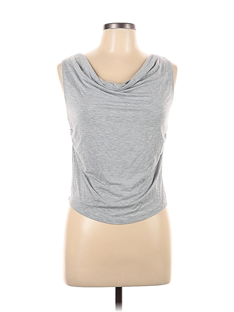 Pre-owned Wild Fable Sleeveless T-shirt In Gray