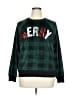 Miss Chievous Checkered-gingham Green Sweatshirt Size XL - photo 1