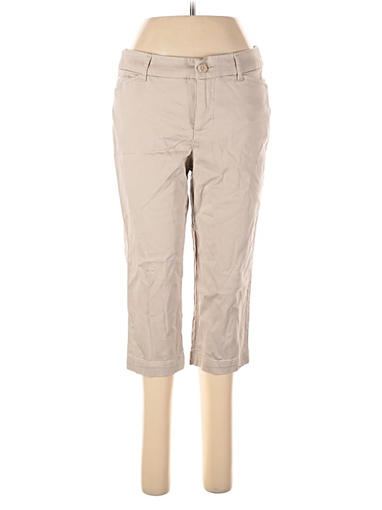 ST. JOHN'S BAY Pre-owned Khaki Pant In Brown