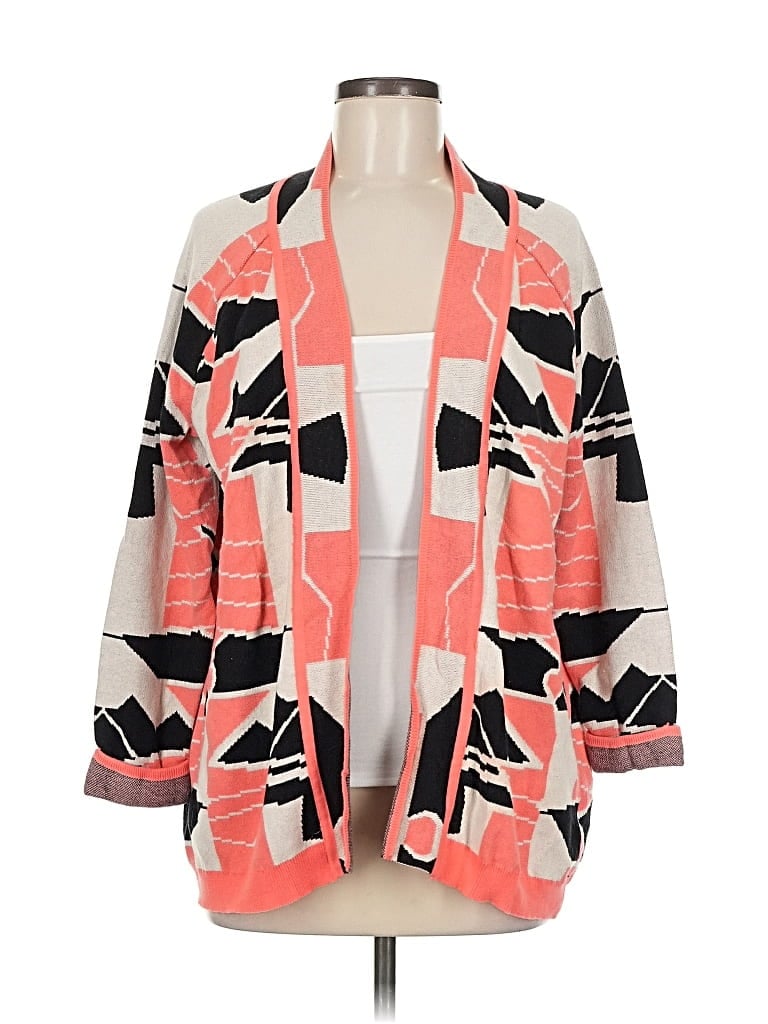 LOVE BY DESIGN Pre-owned Cardigan Sweater In Orange