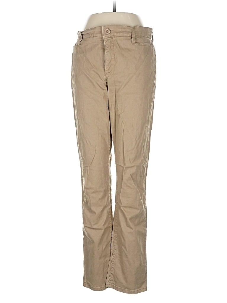 Pre-owned Gloria Vanderbilt Khaki Pant In Brown