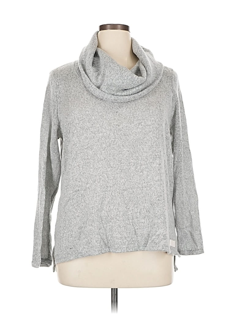 Pre-owned Dkny Turtleneck Sweater In Gray