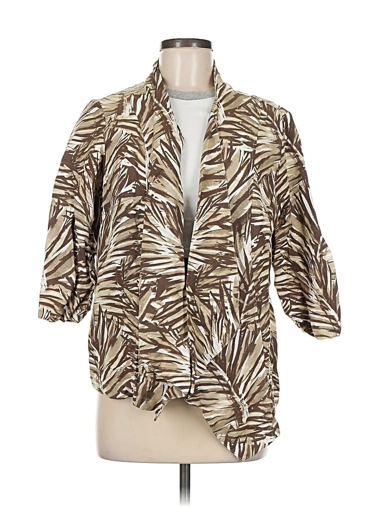 Pre-owned Christopher & Banks Cardigan Sweater In Brown