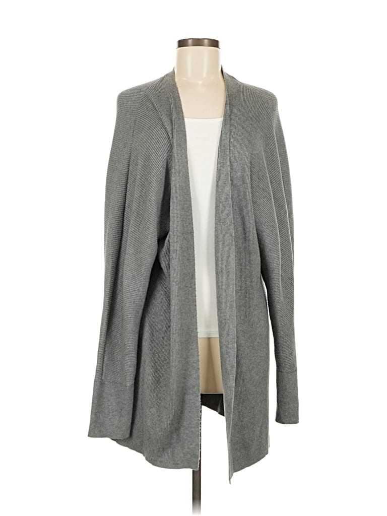 Pre-owned Express Cardigan Sweater In Gray