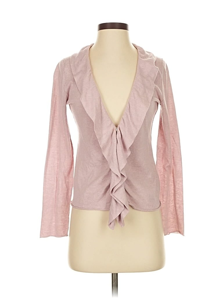 Pre-owned Banana Republic Long Sleeve Blouse In Pink