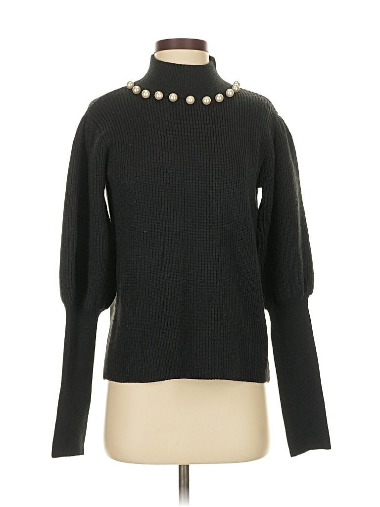 Pre-owned Elliatt Turtleneck Sweater In Black