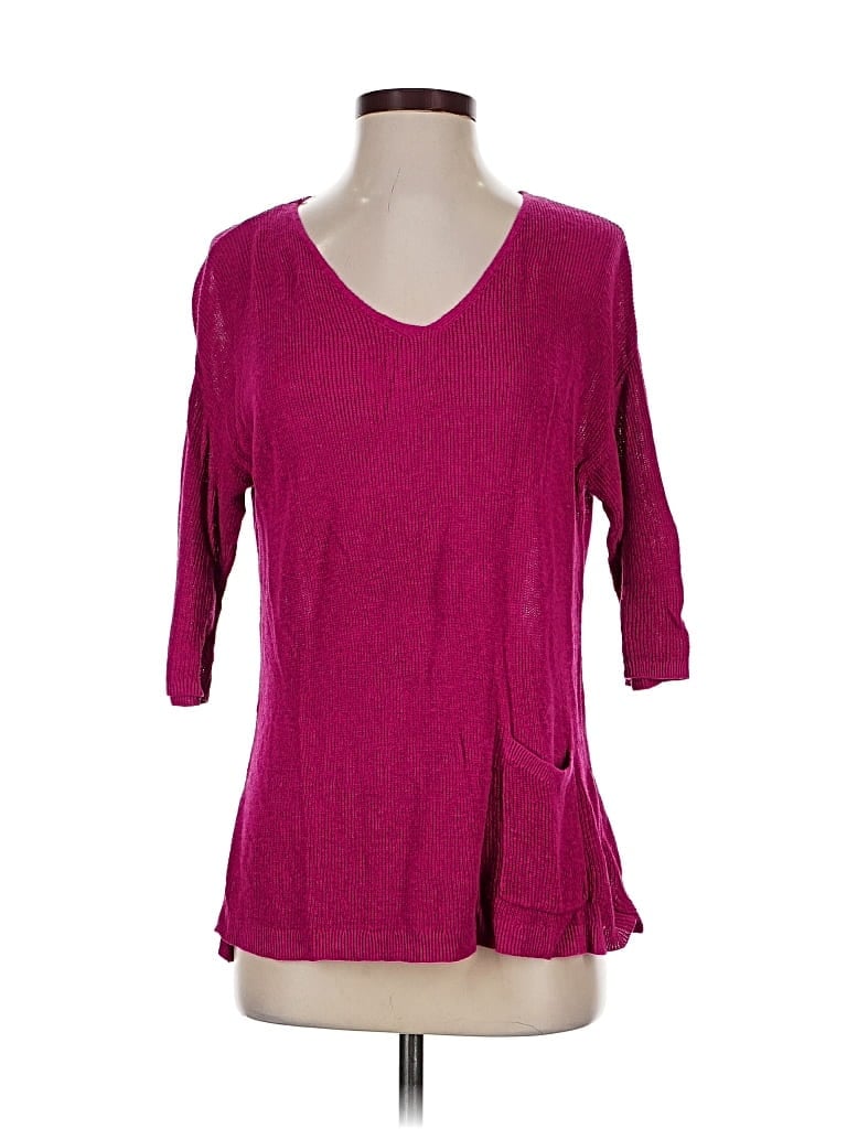 Pre-owned Jjill Pullover Sweater In Pink