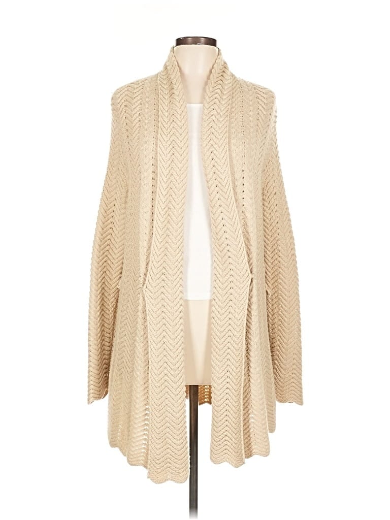 Pre-owned Dana Buchman Cardigan Sweater In Brown