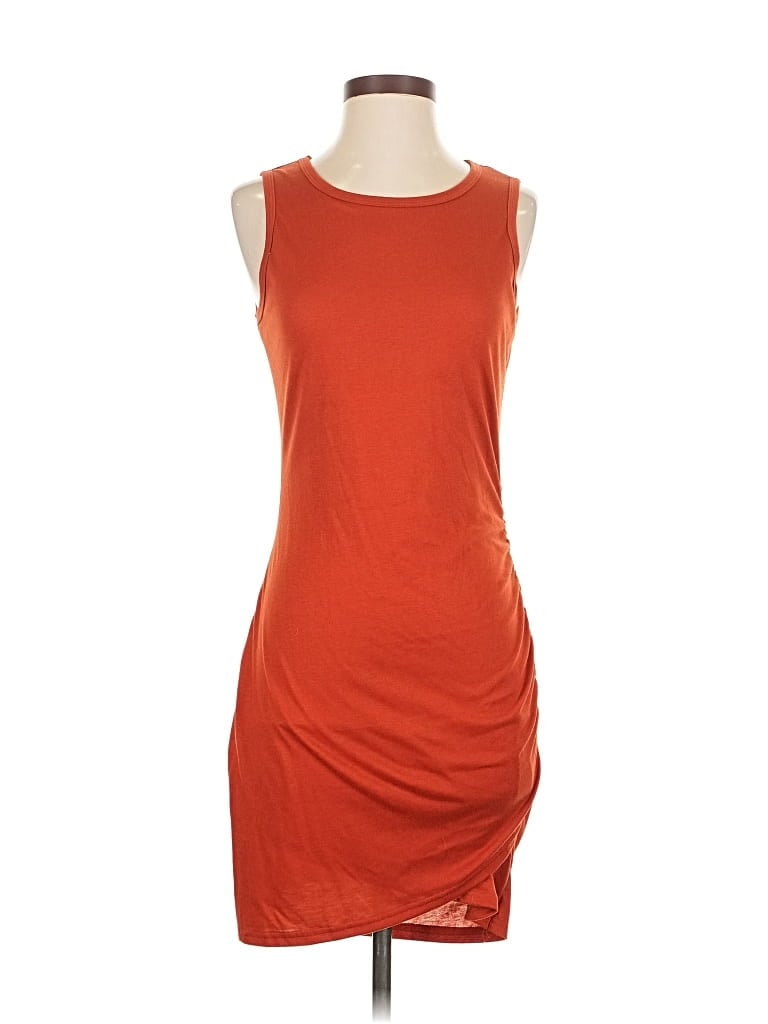 Pre-owned Btfbm Casual Dress In Orange