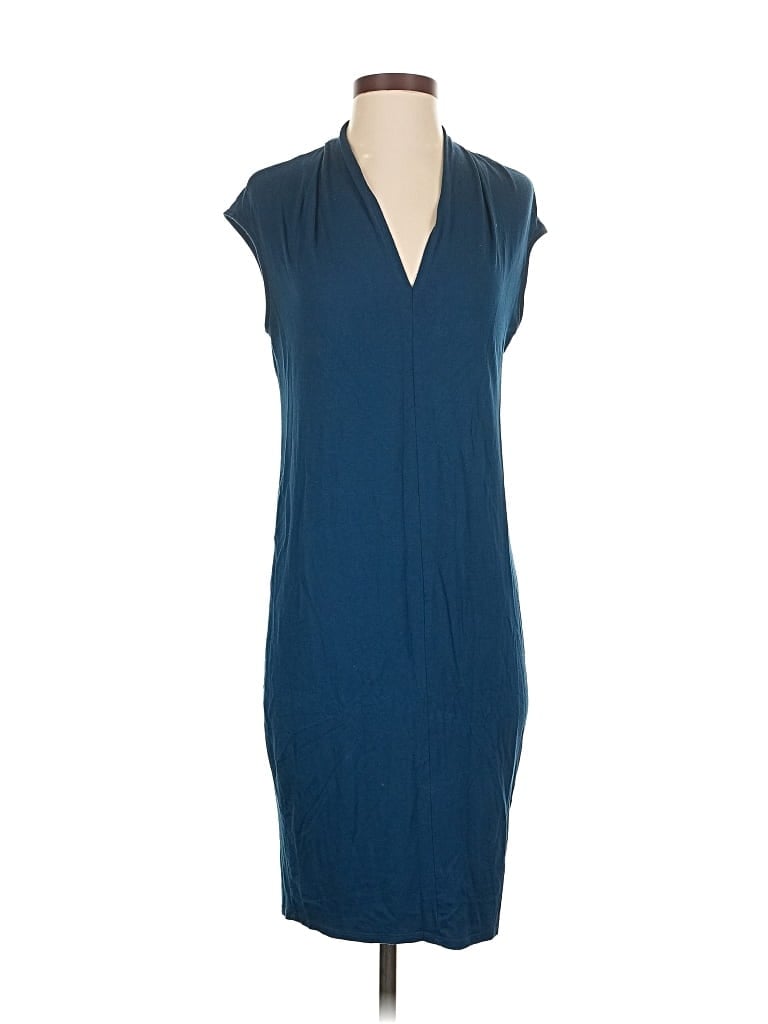 Pre-owned Three Dots Casual Dress In Blue