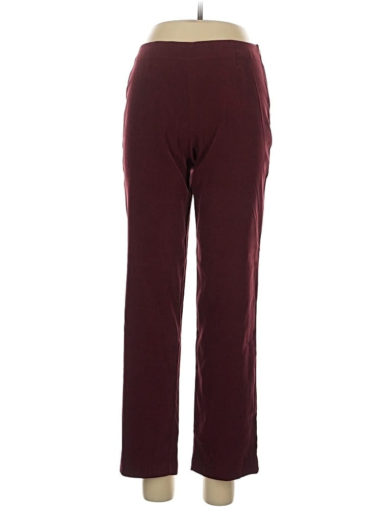 Pre-owned Sag Harbor Casual Pants In Burgundy