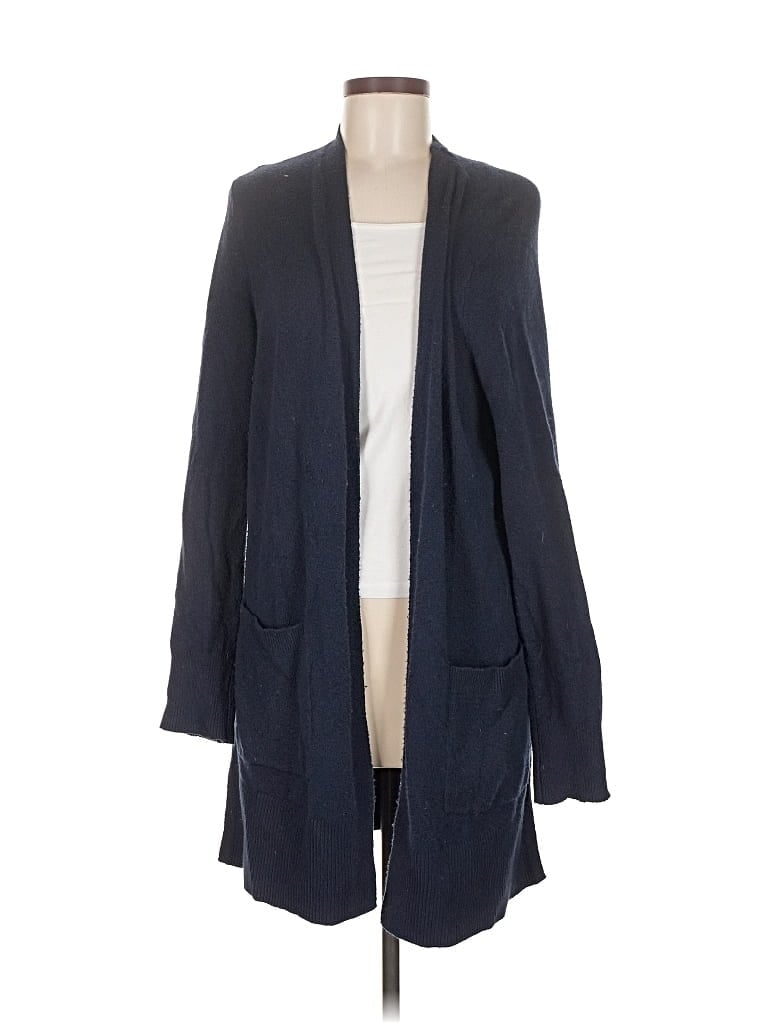 Pre-owned Ann Taylor Loft Outlet Cardigan Sweater In Blue