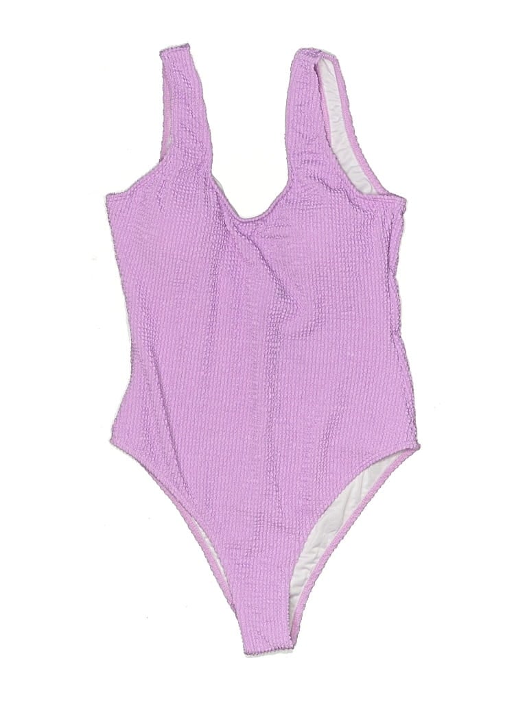 Pre-owned Unbranded One Piece Swimsuit In Purple