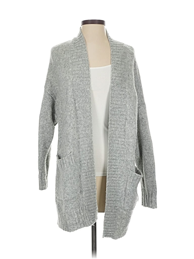 Pre-owned Aerie Cardigan Sweater In Gray