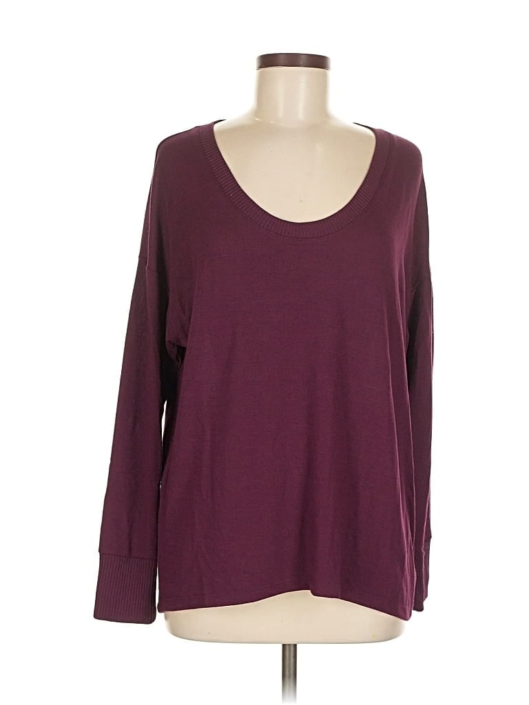 Pre-owned Gap Pullover Sweater In Burgundy