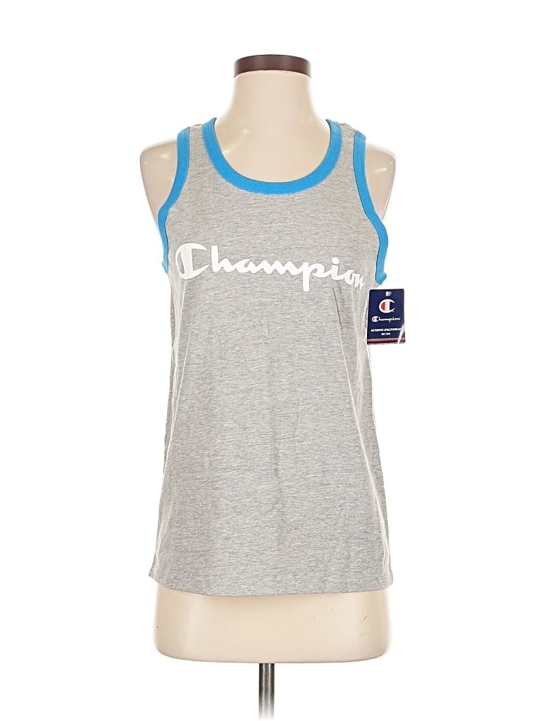 Champion Sleeveless T-shirt In Gray