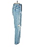 Zara Hearts Blue Jeans Size 0 - photo 4