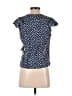 Old Navy Blue Short Sleeve Blouse Size XS - photo 2