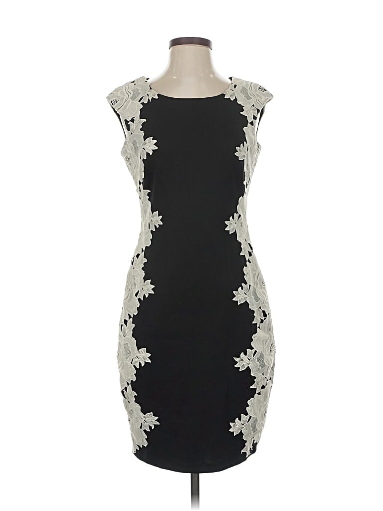 Pre-owned Jax Cocktail Dress In Black