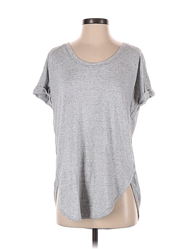 Pre-owned Lou & Grey Short Sleeve T-shirt In Gray
