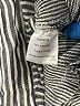 Knot Sisters 100% Viscose Stripes Silver Long Sleeve Button-Down Shirt Size M - photo 8