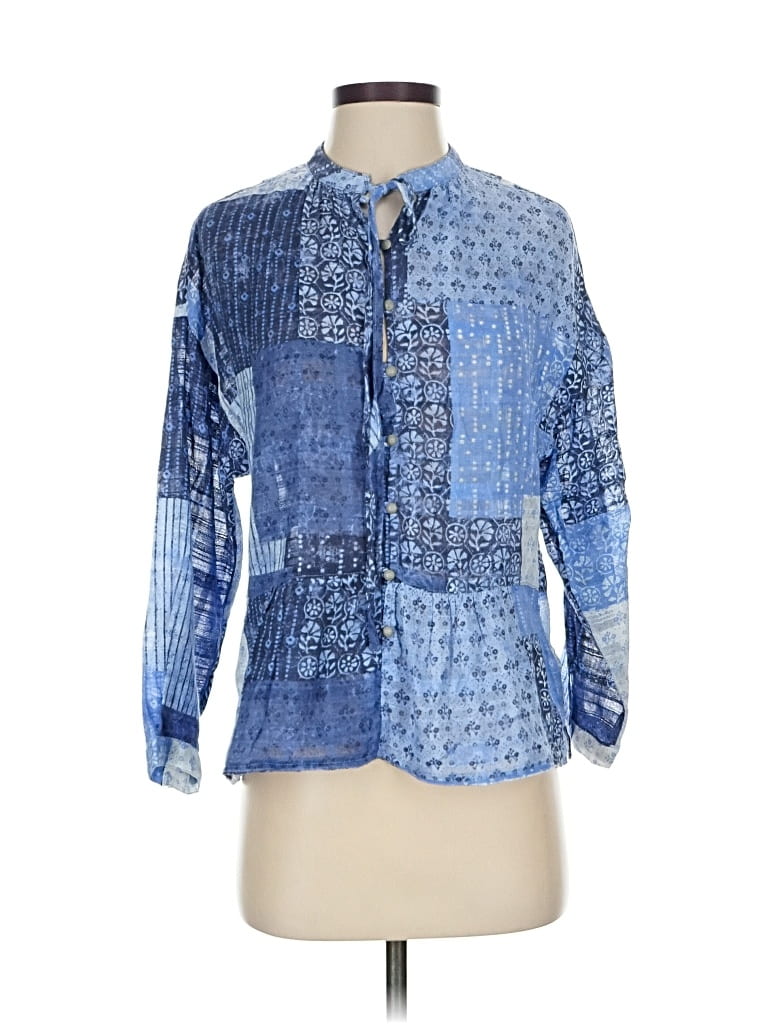 Click to view more detailed imagery on our partner's website Pre-owned Pilcro Long Sleeve Button Down Shirt In Blue