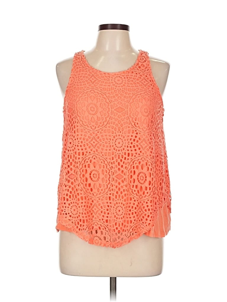 Alya Sleeveless Blouse In Orange